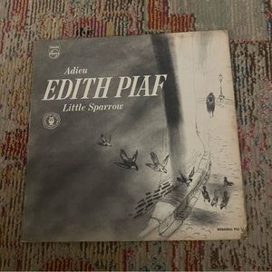 Edith Piaf – Adieu, Little Sparrow Original Release 1964 Vinyl Record Monoaural